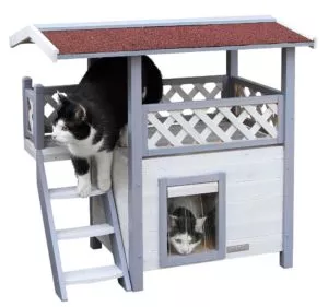 Kerbl Lodge Ontario - Haus für Katzen aus Holz